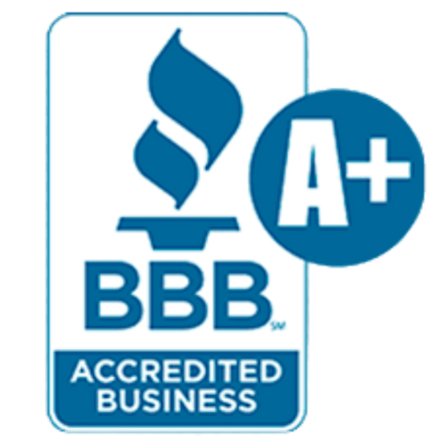 BBB Accredited Business A plus rating logo